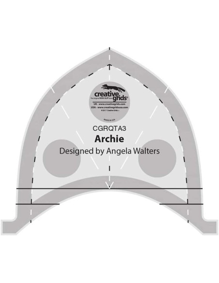 Archie Lineal für Maschinenquilten Creative Grids