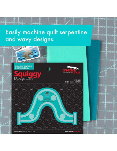 Squiggy-Maschinenquiltwerkzeug Creative Grids