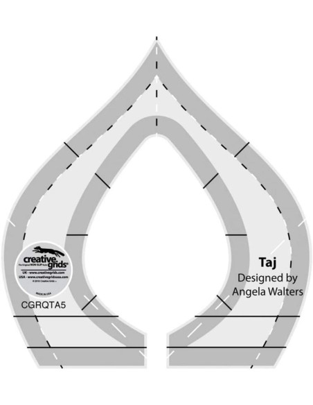 Taj Machine Quilting Tool Creative Grids Regel