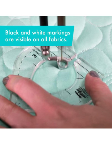 Taj Machine Quilting Tool Creative Grids Regel