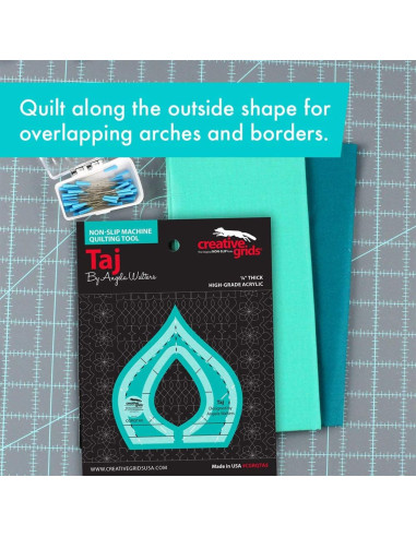 Taj Machine Quilting Tool Creative Grids Regel