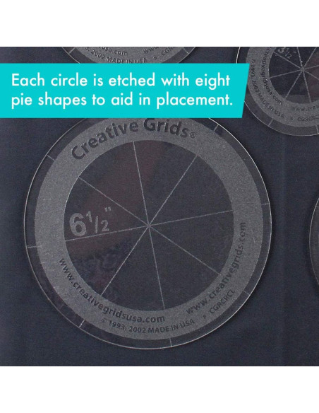 Set von 5 Kreisschablonen Creative Grids