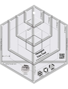 Hexagon-Schablone Trim Tool Creative Grids