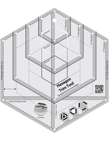 Hexagon-Schablone Trim Tool Creative Grids