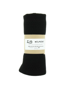 Antimikrobielles, mittleres, saugfähiges Zorb 3D Stay Dry Stoffstück 50 x 75 cm - Schwarz