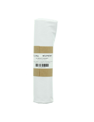 Wasserdichter PUL-Stoffzuschnitt 50 x 70 cm - Weiß