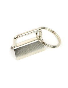 Set aus 2 Schlüsselanhänger und Riemen - Silber