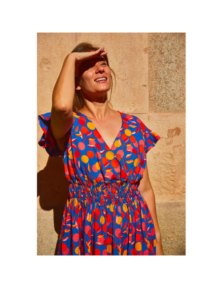 Schnittmuster für Bluse, Rock und Kleid Sifnos - Ikatee