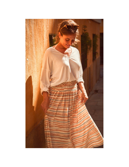 Schnittmuster für Bluse, Rock und Kleid Sifnos - Ikatee