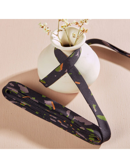 Viskose-Modal-Schrägband Candy Rock Divine Parma pro Meter - Atelier Brunette