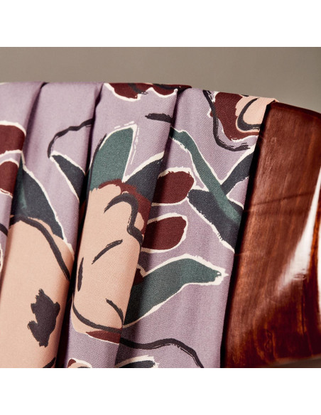 Viskosestoff Peony Divine Parma - Atelier Brunette