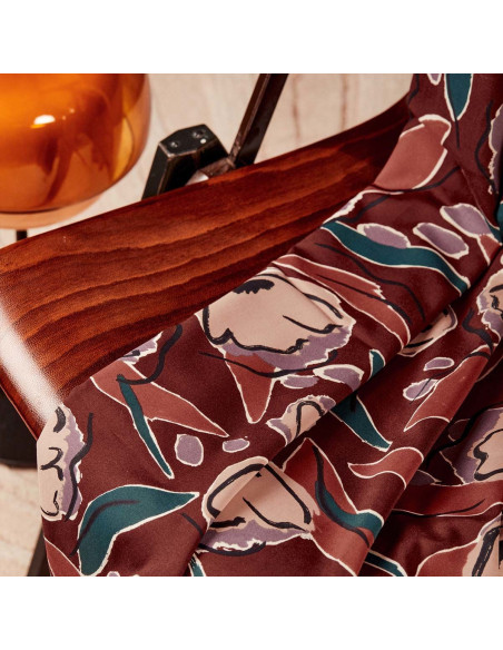 Viskosestoff Peony Rust - Atelier Brunette