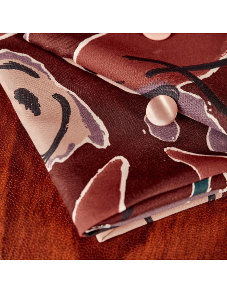 Viskosestoff Peony Rust - Atelier Brunette