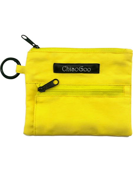 Gelbes Mini-Etui für ChiaoGoo Shorties Large Nadeln