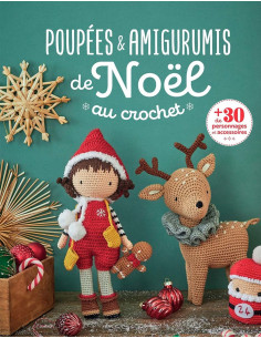 Buch über Weihnachts-Puppen und Amigurumis zum Häkeln