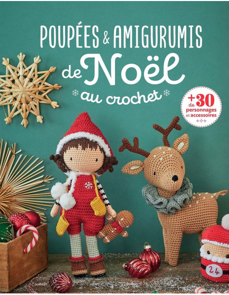 Buch über Weihnachts-Puppen und Amigurumis zum Häkeln