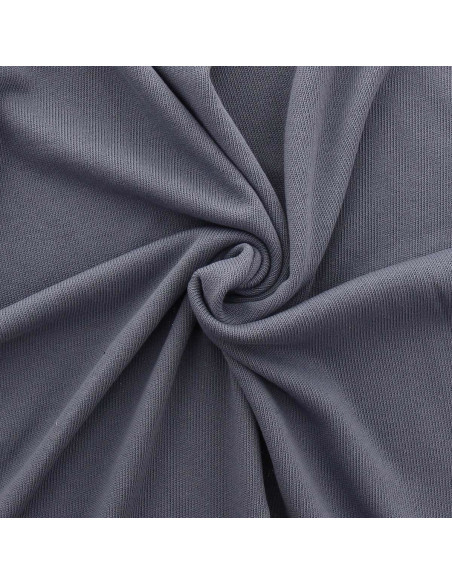 Gestrickter Jersey-Strickstoff - Blau-Grau