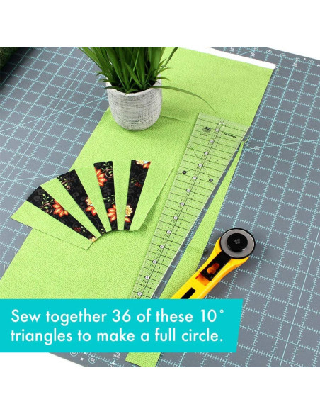 Dreiecklineal 10° Creative Grids
