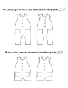 Pinson-Anzugmuster - Marmaï Patterns 2
