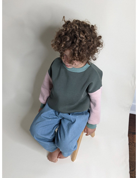 Oversize Sweatshirt- und T-Shirt-Schnittmuster Chouette - Marmaï Patterns