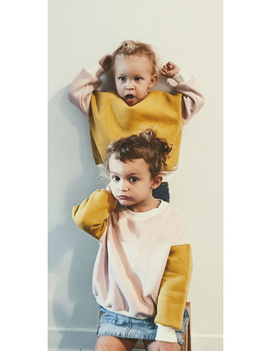 Oversize Sweatshirt- und T-Shirt-Schnittmuster Chouette - Marmaï Patterns