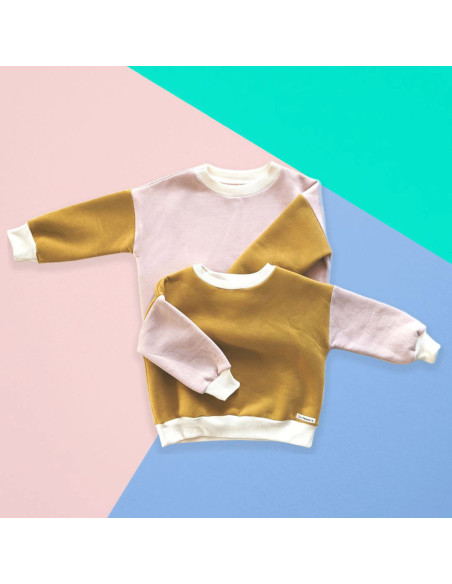 Oversize Sweatshirt- und T-Shirt-Schnittmuster Chouette - Marmaï Patterns