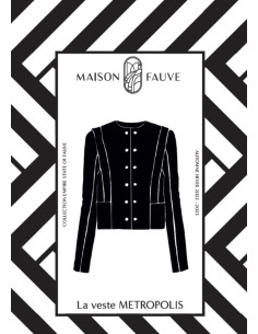 Mantelschnittmuster Metropolis - Maison Fauve 2