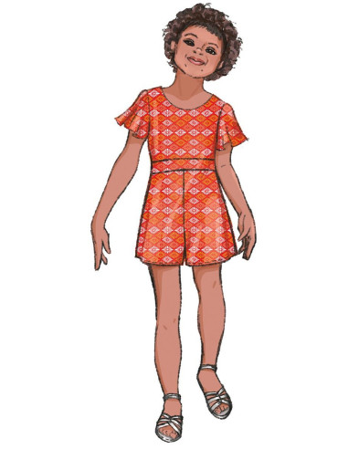 Kleid-, Strampler- und Overall-Schnittmuster - Butterick 6908
