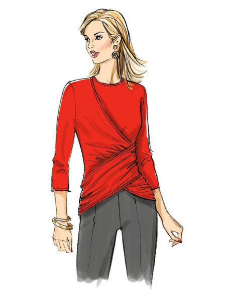 Strickoberteil-Muster - Butterick 6909