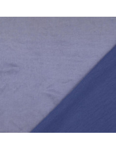 Satin deluxe Stoff mit Seidentouch - Jeansblau 2