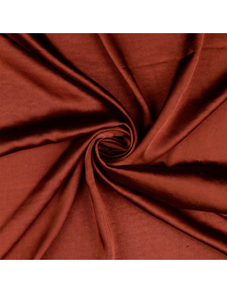 Deluxe Satin-Stoff mit Seidentouch - Kupfer
