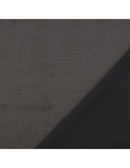 Satin deluxe Stoff mit Seidentouch - Dunkelgrau