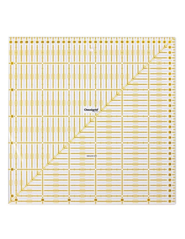 Universelles Patchwork-Lineal Omnigrid 31,5 x 31,5 cm