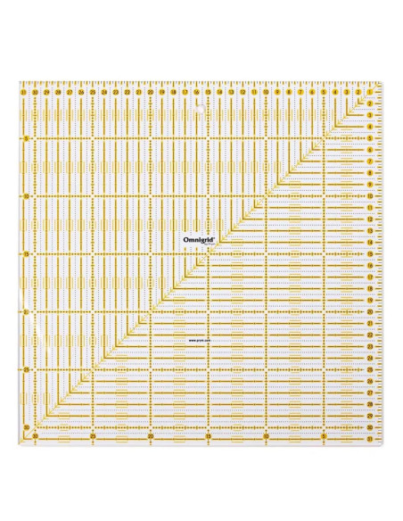 Universelles Patchwork-Lineal Omnigrid 31,5 x 31,5 cm