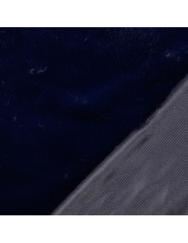 Kunstfellstoff - Marineblau