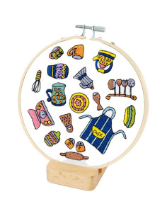 Holzständer für Stickrahmen