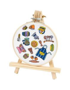Holzständer für Stickrahmen