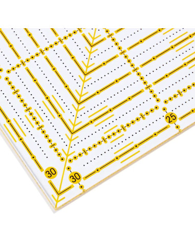 Universelles Patchwork-Lineal Omnigrid 31,5 x 31,5 cm
