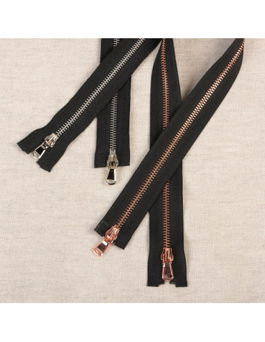 Metallverschluss Mund-zu-Mund trennbar - Silber