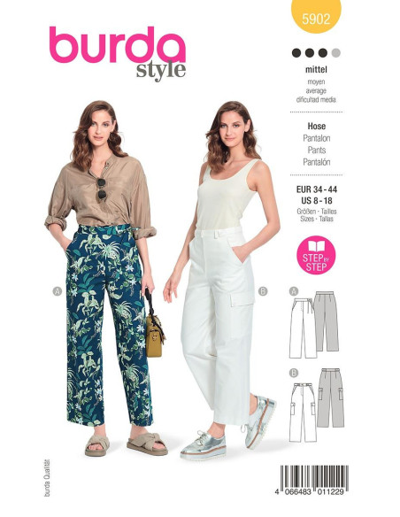 Hosenmuster - Burda 5902