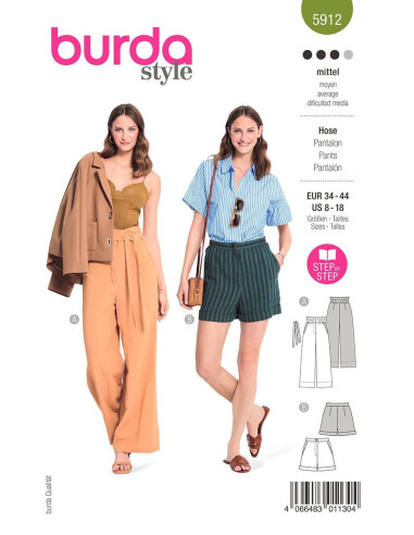 Hosenmuster - Burda 5912