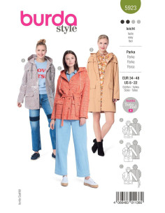Parka-Schnittmuster - Burda 5923