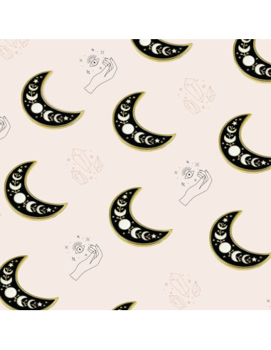 Magnetische Nadelhalter - Mond