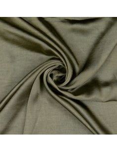 Deluxe Satin-Stoff mit Seidentouch - Rosmarin Grün