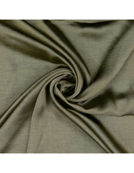 Deluxe Satin-Stoff mit Seidentouch - Rosmarin Grün
