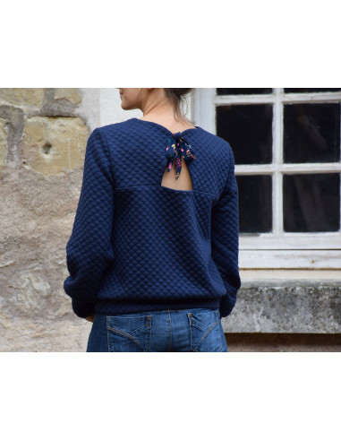 Téthys-Pullover-Muster - Anna Rose Muster