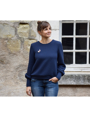 Téthys-Pullover-Muster - Anna Rose Muster