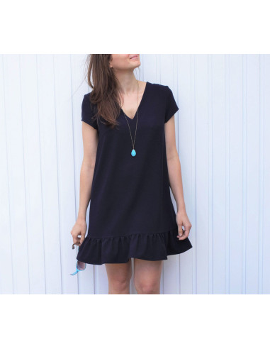 Volute-Kleid Schnittmuster - Anna Rose Patterns
