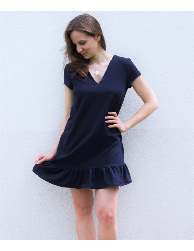 Volute-Kleid Schnittmuster - Anna Rose Patterns