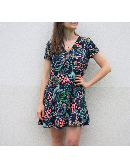 Volute-Kleid Schnittmuster - Anna Rose Patterns
